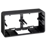 Simon Connect TSC-R450-14 Puszka natynkowa podwójna do suportu i ramki KR445/…; czarny