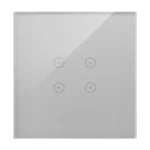 Simon 54 Touch WMDZ-01104S-071 Panel dotykowy S54 Touch, 1 moduł, 4 pola dotykowe, srebrna mgła