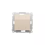 Simon 54 WMDC-008N5P-044 Łącznik/Przycisk roletowy podwójny elektroniczny (moduł) 230 V; złoty mat