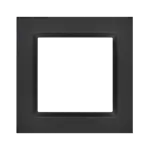 Simon 10 WC-R1xxxxxxx-49xx Ramka 1-krotna - uniwersalna poziom i pion; czarny