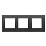 Simon 54 Nature WMDZ-0130xS-083 Ramka 3-krotna Nature-Metal, INOX DARK, IP20/IP44 (IP44-należy zastosować zestaw uszczelek DUN3)