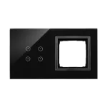 Simon 54 Touch WMDZ-01111S-073 Panel dotykowy S54 Touch, 2 moduły, 4 pola dotykowe + 1 otwór na osprzęt S54, zastygła lawa