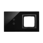 Simon 54 Touch WMDZ-01110S-073 Panel dotykowy S54 Touch, 2 moduły, 2 pola dotykowe pionowe + 1 otwór na osprzęt S54, zastygła lawa