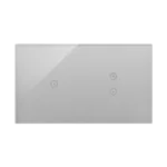 Simon 54 Touch WMDZ-01114S-071 Panel dotykowy S54 Touch, 2 moduły, 1 pole dotykowe + 2 pola dotykowe pionowe, srebrna mgła