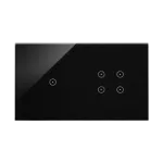 Simon 54 Touch WMDZ-01115S-073 Panel dotykowy S54 Touch, 2 moduły, 1 pole dotykowe + 4 pola dotykowe, zastygła lawa