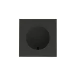 Simon 100 W100-10020190x-238 Panel 1-krotny IP44: 1 gniazdo zasilające; czarny mat