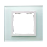 Simon 82 Nature W8-2617-60xxx-xxxx Ramka 1-krotna Nature-szkło, Natural / pierścień biały