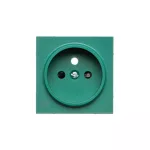 Simon 55 WMDW-P01111-133AB Pokrywa gniazda wtyczkowego pojedynczego do: SGZ1CM, SGZ1M; Antybakteryjny; Zielony