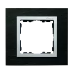 Simon 82 Nature W8-2917-63xxx-xxxx Ramka 1-krotna Nature, Łupek / pierścień aluminum mat