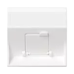 Simon Connect TSC-50000081-030 Płytka S500, 1x RJ z osłoną skośna; do adapterów MD; czysta biel