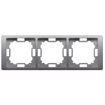 Simon Basic Neos WMYZ-04320N-J013 Ramka 3-krotna NEOS – uniwersalna poziom i pion; stal inox