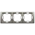 Simon Basic Neos WMYZ-04320N-H013 Ramka 3-krotna NEOS – uniwersalna poziom i pion; satynowy