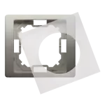 Simon Basic Neos WMYZ-04121N-H013 Ramka 1-krotna NEOS do wersji bryzgoszczelnej IP44 z uszczelką; satynowy