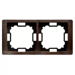 Simon Basic Neos WMYZ-04220N-E013 Ramka 2-krotna NEOS – uniwersalna poziom i pion; dębowy