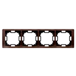 Simon Basic Neos WMYZ-04420N-E013 Ramka 4-krotna NEOS – uniwersalna poziom i pion; dębowy