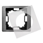 Simon Basic Neos WMYZ-04121N-Y013 Ramka 1-krotna NEOS do wersji bryzgoszczelnej IP44 z uszczelką; tytanowy