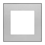 Simon 55 WMDZ-TRD1.149-143 Ramka 1-krotna DUO; Aluminium, podstawa czarna
