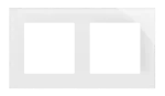 Simon 55 WMDZ-0120xZ-181 Ramka 2-krotna Nature; Szkło classic białe