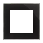 Simon 55 WMDZ-0110xZ-182 Ramka 1-krotna Nature; Szkło classic czarne
