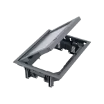 Simon Connect WSC-FB24105-1 Puszka podłogowa 8x K45 lub 4x SIMON500, z pokrywą 5mm z zamkiem; szary