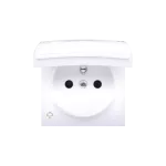 Simon 54 WMDW-P0121x-011AB Pokrywa gniazda do wersji IP44 z przesłonami; antybakteryjny biały Wymagana uszczelka IP44 do ramki