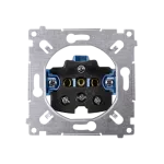 Simon 54 WMDW-00111x-0xx Gniazdo wtyczkowe z uziemieniem (mechanizm) 16A, 250V~, zaciski śrubowe