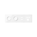 Simon 100 W100-10020406x-130 Panel 4-krotny: 2 gniazda + HDMI + USB + TV/SAT+ RJ45; biały