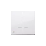 Simon 54 WMDL-K9x21x-011AB Klawisze z oczkiem do mechanizmów: SW6/2XLM, SW7/2XM, SW6P1M; antybakteryjny biały