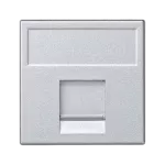 Simon Connect TSC-K76-8 Płytka K45, 1x RJ z osłoną; uniwersalna; aluminium