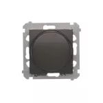 Simon 54 WMDR-010x0x-046 Regulator 1–10 V (moduł). Do załączania i regulacji źródeł światła z zasilaczami sterowanymi napięciem 1–10 V; brąz mat