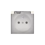 Simon 54 WMDW-P3121x-041 Pokrywa gniazda do wersji IP44 z przesłonami, klapka transparentna; kremowy Wymagana uszczelka IP44 do ramki