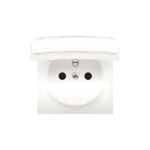 Simon 54 WMDW-P0121x-041 Pokrywa gniazda do wersji IP44 z przesłonami; klapka kremowa Wymagana uszczelka IP44 do ramki