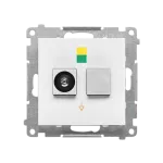 Simon 55 WMDE-013000-111 Gniazdo ekwipotencjalne pojedyncze (moduł); Biały mat