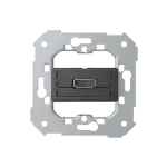 Simon 82 W7-501094-03X-XXXX Gniazdo HDMI (V1.4) żeńskie. Podłączenie HDMI kątowe. !Wymagana puszka podtynkowa wielopolowa (nie łączona)