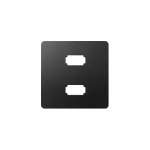 Simon 82 W8-201090-038-XXXX Pokrywa gniazda 2xUSB; grafit