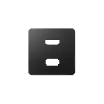 Simon 82 W8-201095-038-XXXX Pokrywa do gniazda USB+HDMI; grafit