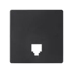 Simon 82 W8-2062-68XXX-XXXX Pokrywa do gniazda telefonicznego; grafit