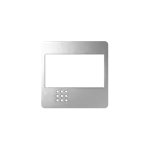 Simon 82 W8-2080-93XXX-XXXX Pokrywa do produktów zdalnie strowanych; aluminium