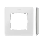 Simon 82 Detail W8-200610-030-xxxx Ramka 1-krotna, Detail ORIGINAL-mono, BIAŁA / podstawa Szara