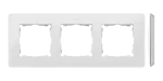 Simon 82 Detail W8-200630-030-xxxx Ramka 3-krotna, Detail ORIGINAL-mono, BIAŁA / podstawa Szara
