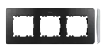 Simon 82 Detail W8-200630-238-xxxx Ramka 3-krotna, Detail ORIGINAL-premium, GRAFIT / podstawa Aluminiowa