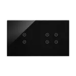 Simon 54 Touch WMDZ-01120S-073 Panel dotykowy S54 Touch, 2 moduły, 2 pola dotykowe pionowe + 4 pola dotykowe, zastygła lawa