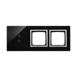 Simon 54 Touch WMDZ-01124S-074 Panel dotykowy S54 Touch, 3 moduły, 2 pola dotykowe pionowe + 2 otwory na osprzęty S54, księżycowa lawa