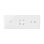 Simon 54 Touch WMDZ-01151S-070 Panel dotykowy S54 Touch, 3 moduły, 1 pole dotykowe + 4 pole dotykowe + 2 pola dotykowe poziome, biała perła
