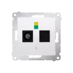 Simon 54 WMDE-011000-011 Gniazdo ekwipotencjalne pojedyncze (moduł); biały