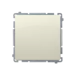 Simon Basic WMUL-06012x-9011 Łącznik schodowy bez piktogramu (moduł) 16AX, 250V~, zaciski śrubowe; beż