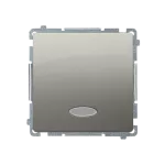 Simon Basic WMUL-0710xx-H011 Łącznik krzyżowy z podświetleniem LED bez piktogramu (moduł) 10AX, 250V~, szybkozłącza; satynowy