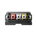 Simon 100 W100-10000565x-039 Gniazdo 3RCA (mechanizm 1/2, bez ramki montażowej)