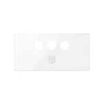 Simon 100 W100-10001093x-130 Pokrywa do gniazda 3RCA (mechanizm 1/2); biały