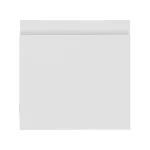 Simon 100 W100-10000078x-230 Pokrywa do łącznika uniwersalnego-schodowego na kartę; biały mat